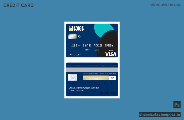 Beispielvorschau der Bahamas Bank of the Bahamas Visa-Karte